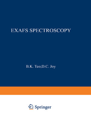 cover image of EXAFS Spectroscopy